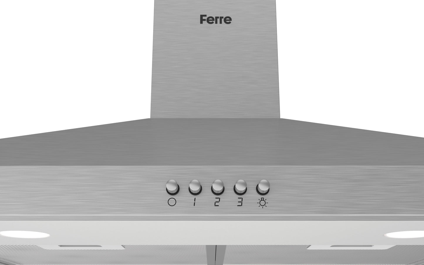 Ferre PH600-PSS 60cm Pyramid Hood - Stainless Steel